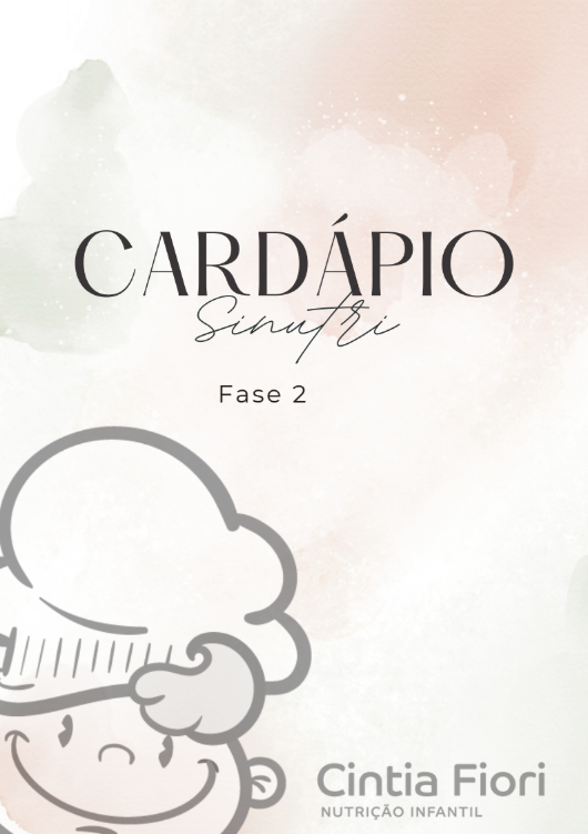 Cardápio SINUTRI Fase 2
