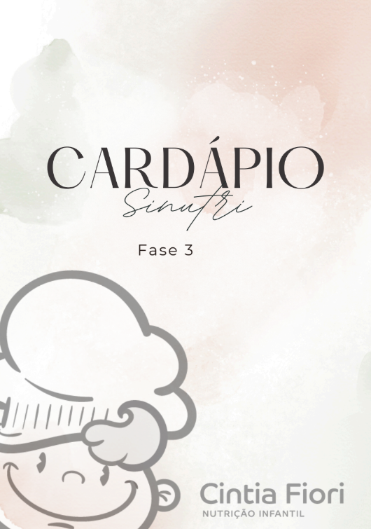 Cardápio SINUTRI Fase 3